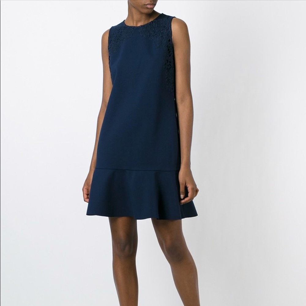 Tory Burch Navy Sleeveless Dress